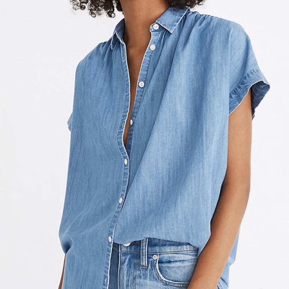 Madewell Central Shirt in Roberta Indigo